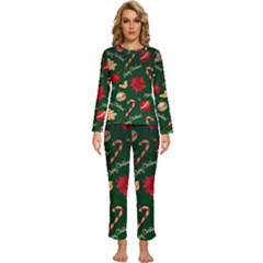 Womens  Long Sleeve Lightweight Pajamas Set 