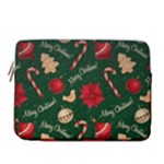 Merry Christmas 14  Vertical Laptop Sleeve Case With Pocket