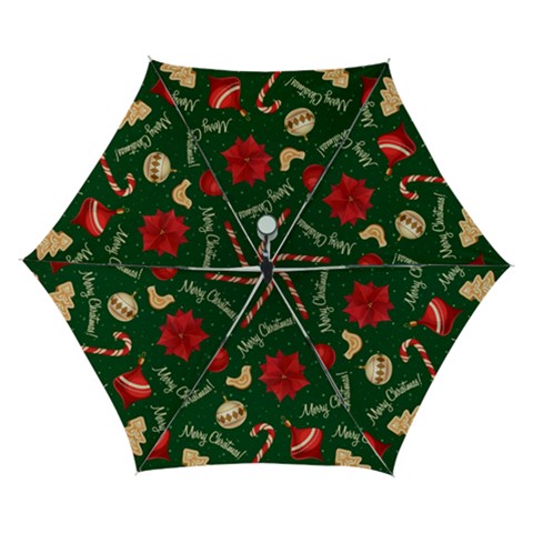 Merry Christmas Automatic Folding Umbrella with Case (Small) from ArtsNow.com