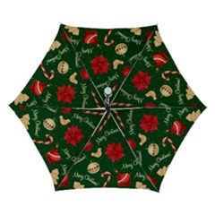 Merry Christmas Automatic Folding Umbrella with Case (Small) from ArtsNow.com