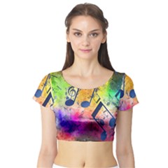 Short Sleeve Crop Top 