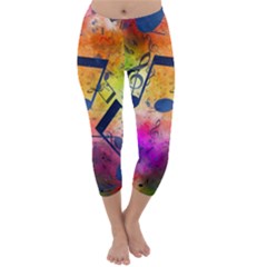 Capri Winter Leggings  Front