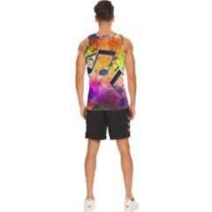 Men s Wide Collar Tank Top 