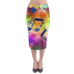 Midi Pencil Skirt 