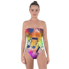 Tie Back One Piece Swimsuit 