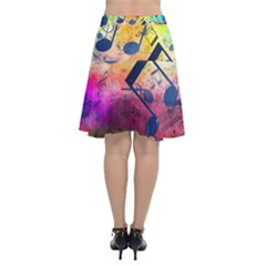 Chiffon Wrap Front Skirt 