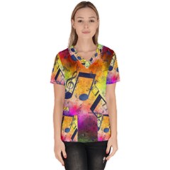 Women s V-Neck Scrub Top 