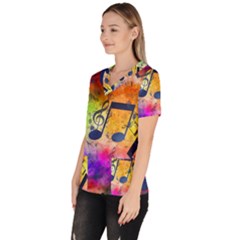 Women s V-Neck Scrub Top 