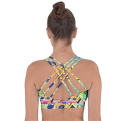 Cross String Back Sports Bra 