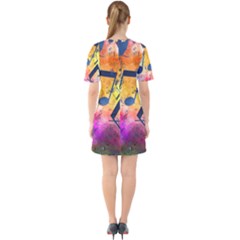 Sixties Short Sleeve Mini Dress 