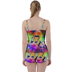 Tie Front Two Piece Tankini 