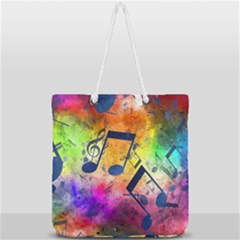 Full Print Rope Handle Tote (Large) 