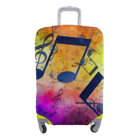 Music Texture, Grunge Music Background Luggage Cover (Small) from ArtsNow.com