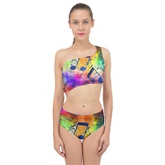 Spliced Up Two Piece Swimsuit 