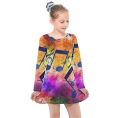 Kids  Long Sleeve Dress 