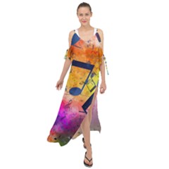 Maxi Chiffon Cover Up Dress 