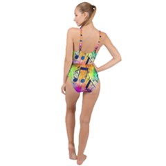 High Neck One Piece Swimsuit 