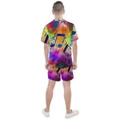 Men s Mesh T-Shirt and Shorts Set 