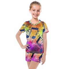 Kids  Mesh T-Shirt and Shorts Set 