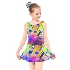 Kids  Skater Dress Swimsuit 