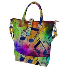 Buckle Top Tote Bag 