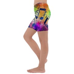 Kids  Lightweight Velour Capri Yoga Leggings 