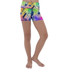 Kids  Lightweight Velour Yoga Shorts 