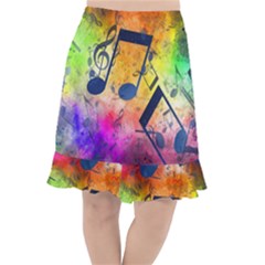 Fishtail Chiffon Skirt 