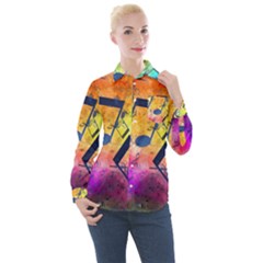 Women s Long Sleeve Pocket Shirt 