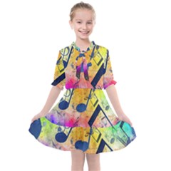 Kids  All Frills Chiffon Dress 