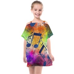 Kids  One Piece Chiffon Dress 