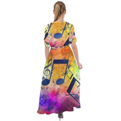 Waist Tie Boho Maxi Dress 