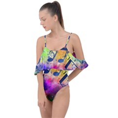 Drape Piece Swimsuit 