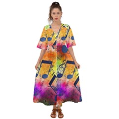 Kimono Sleeve Boho Dress 