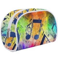 Music Texture, Grunge Music Background Make Up Case (Large) from ArtsNow.com