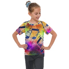 Kids  Mesh Piece T-Shirt 