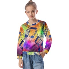 Kids  Long Sleeve T-Shirt with Frill  