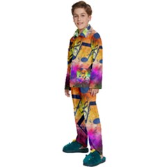 Kids  Long Sleeve Velvet Pajamas Set 