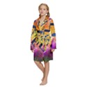 Kids  Long Sleeve Velvet Lounge Robe 