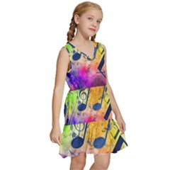 Kids  Sleeveless Tiered Mini Dress 