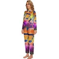 Womens  Long Sleeve Lightweight Pajamas Set 