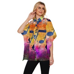 Women s Batwing Button Up Shirt 