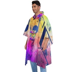 Men s Hooded Rain Ponchos 