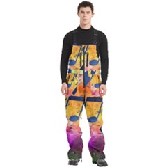 Men s Front Zip Ski And Snowboard Bib Pants 