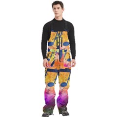 Men s Front Zip Ski And Snowboard Bib Pants 