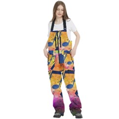 Women s Front Zip Ski And Snowboard Bib Pants 