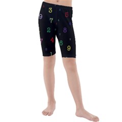 Kids  Mid Length Swim Shorts 