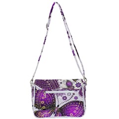 Shoulder Bag with Back Zipper 