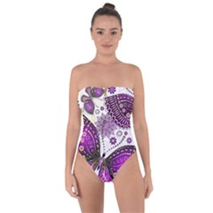 Tie Back One Piece Swimsuit 