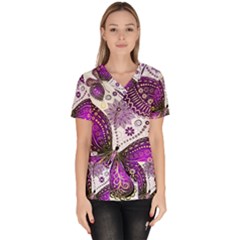 Women s V-Neck Scrub Top 